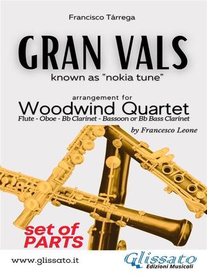 cover image of Gran Vals--Woodwind Quartet (PARTS)